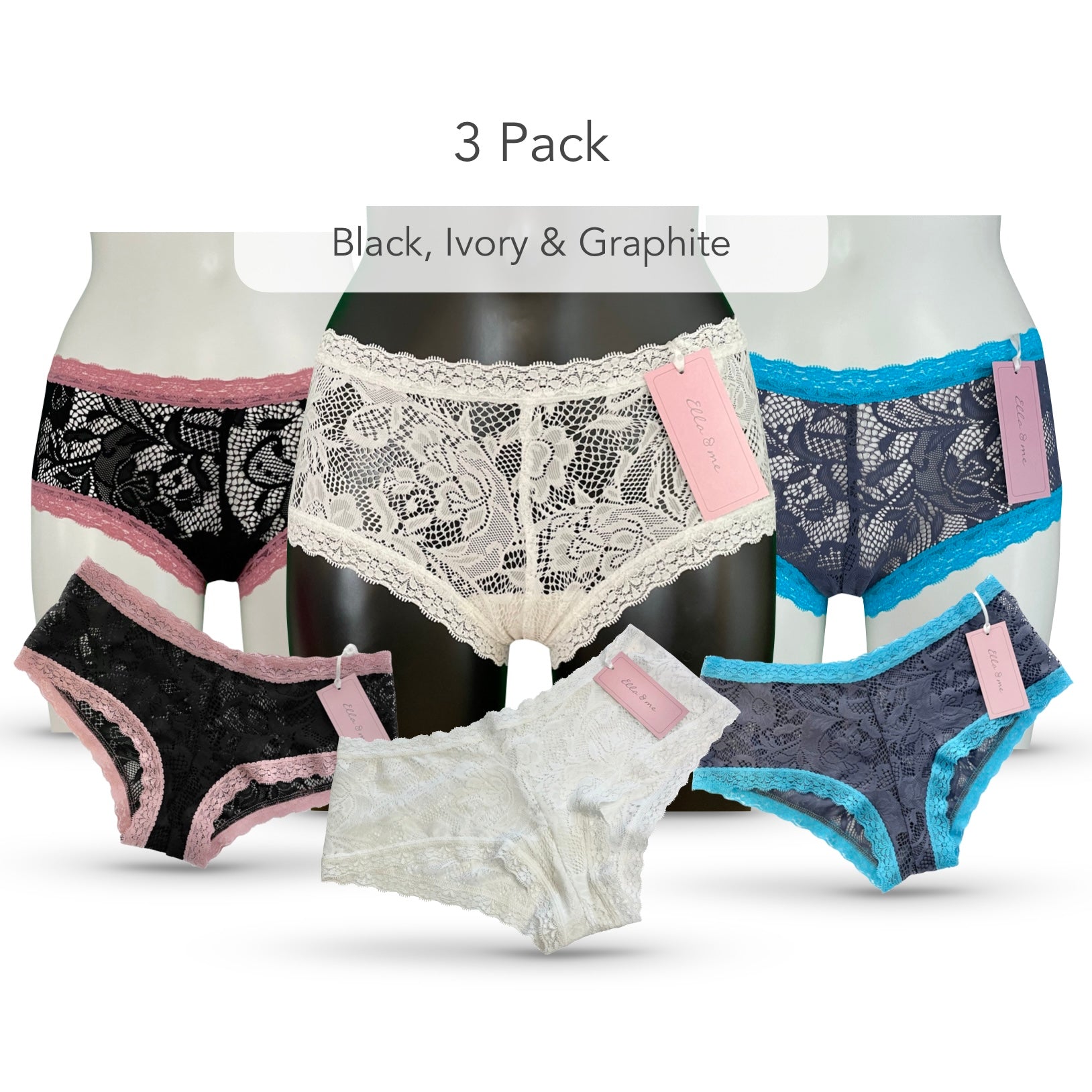 Lace boy shorts underwear best sale