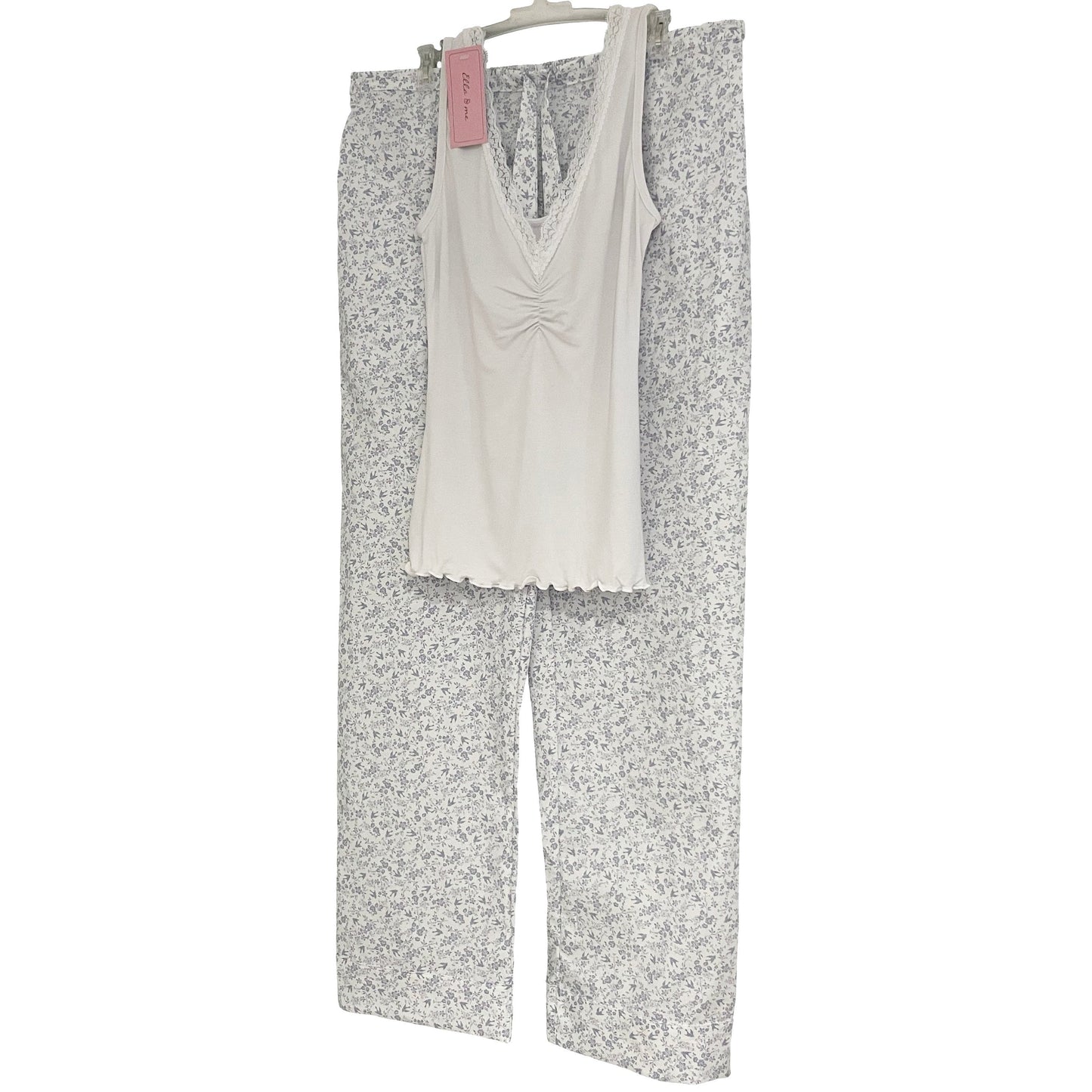 Woven Organic Cotton Pyjama Trouser - White Stripe