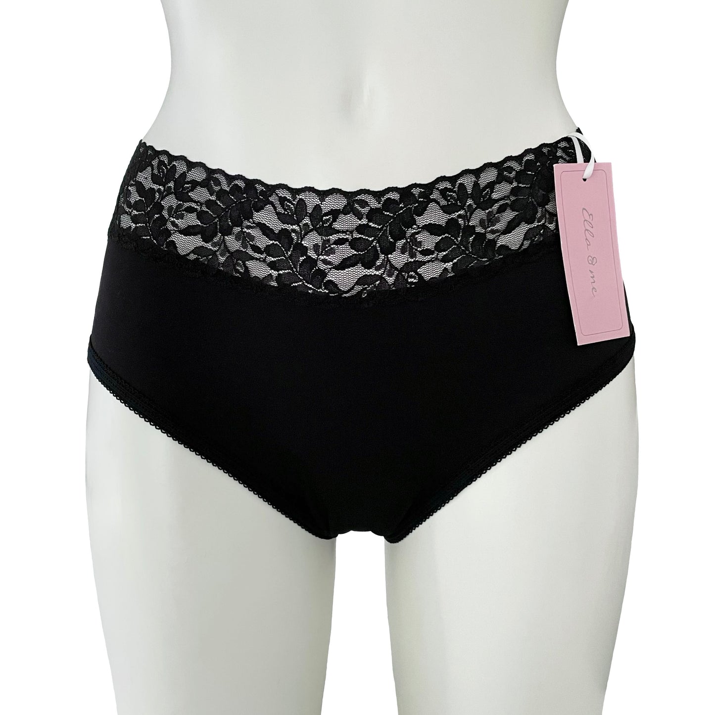 Bamboo Jersey French Brief - Black