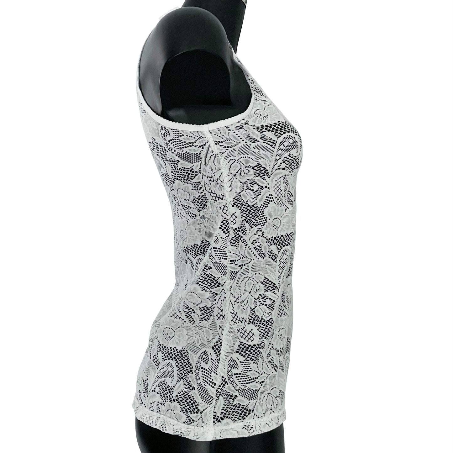 Soft Stretch Lace Camisole - Ivory