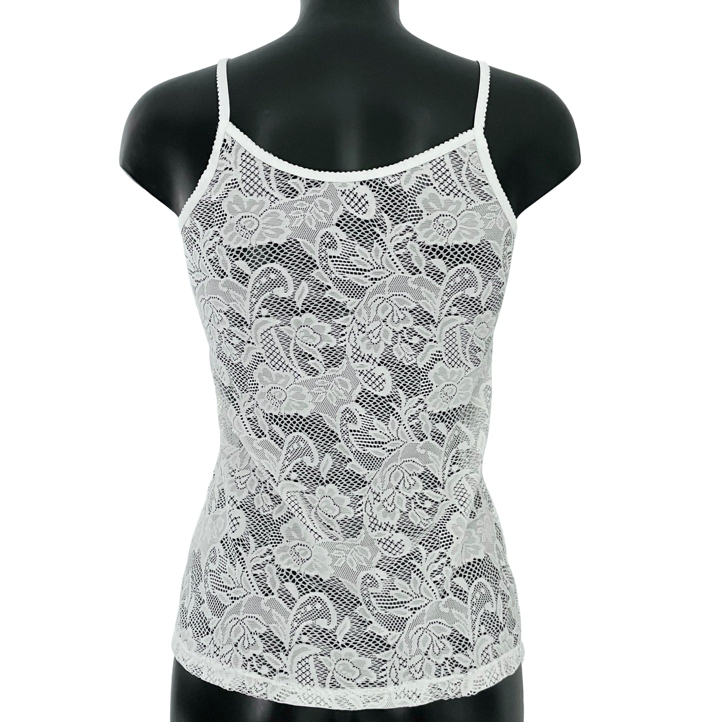Soft Stretch Lace Camisole - Ivory