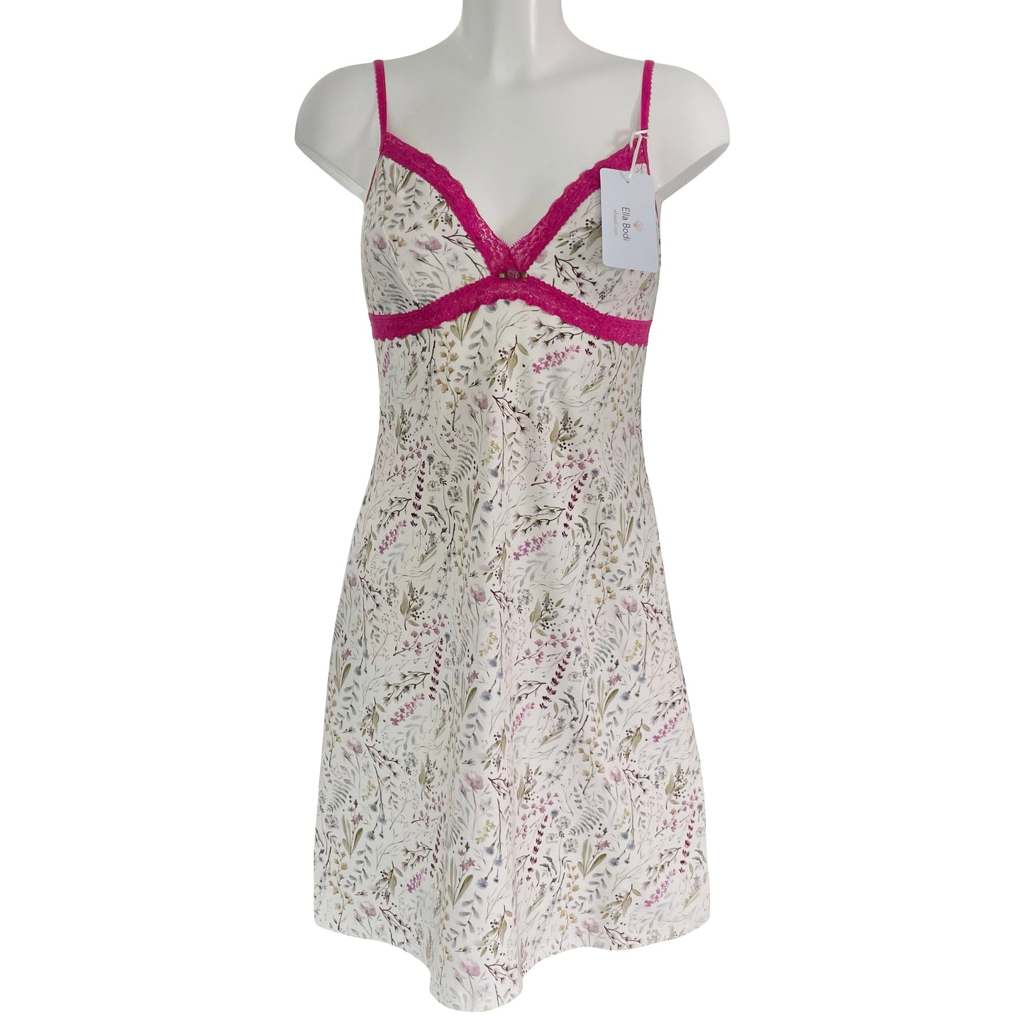 Organic Cotton Jersey Chemise - Floral Meadow