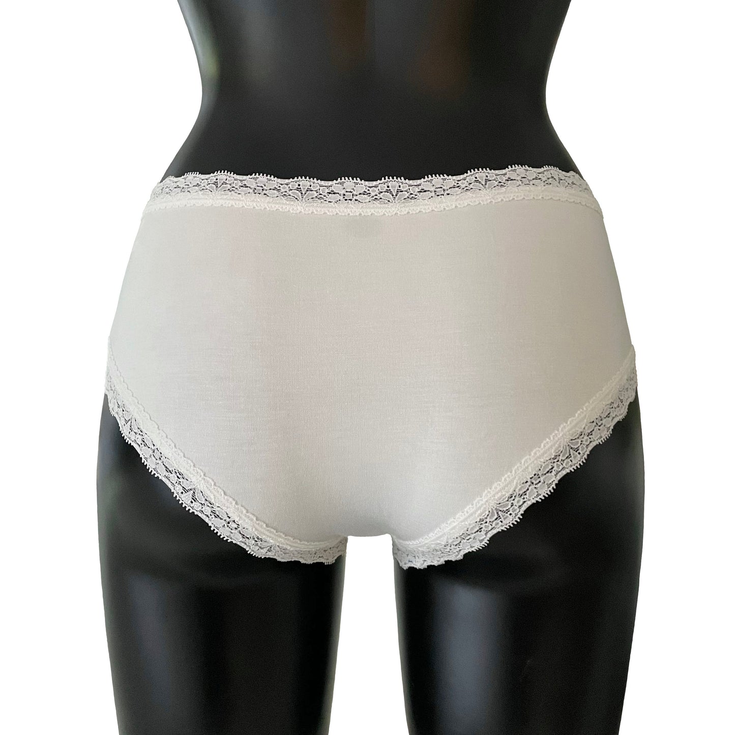 Soft Bamboo Jersey Classic Fit Knicker - Ivory
