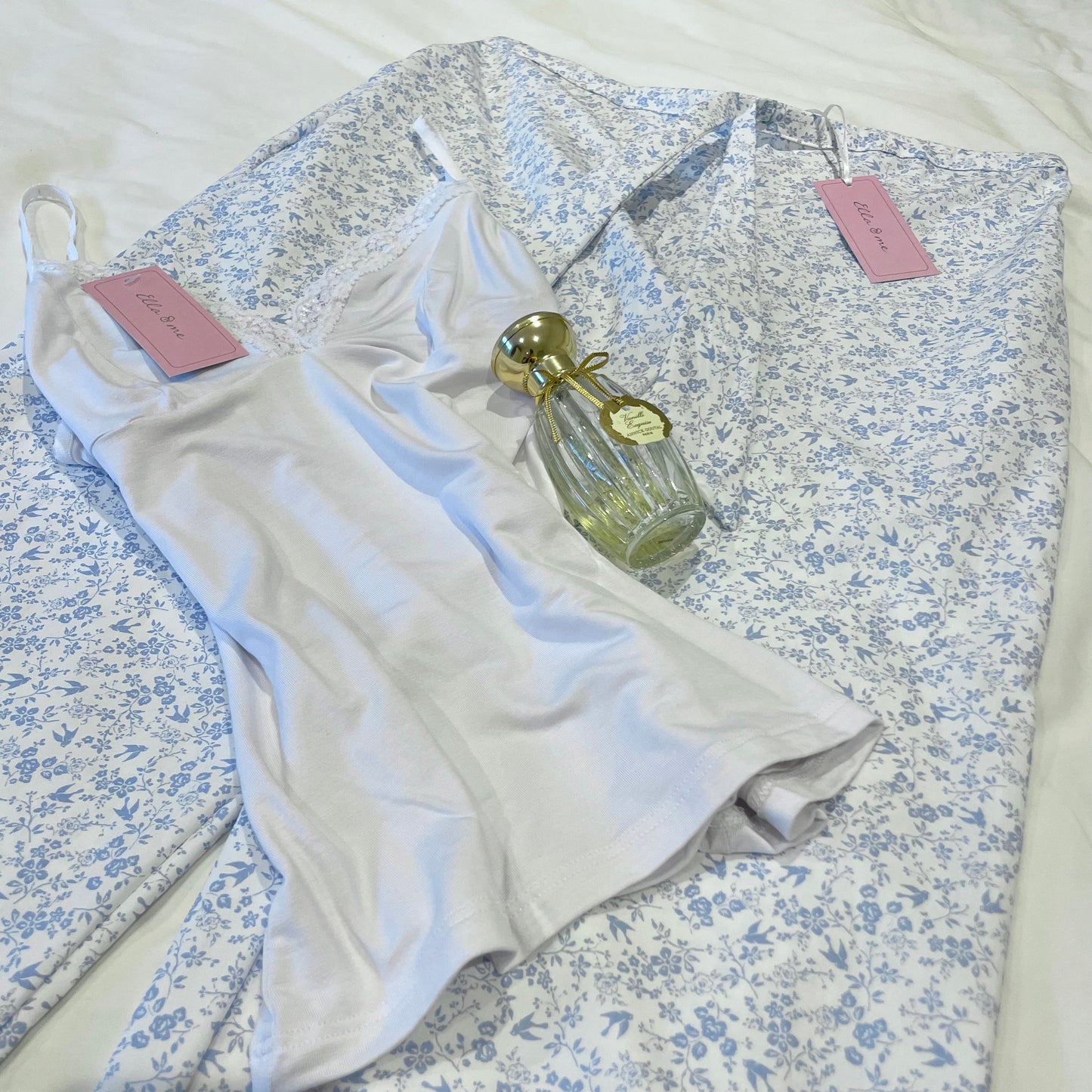 Woven Organic Cotton Pyjama Trouser - White Stripe