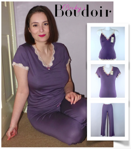 Product Review - Ella & Me 'Lavender Grey' Soft Knit Jersey Pyjamas