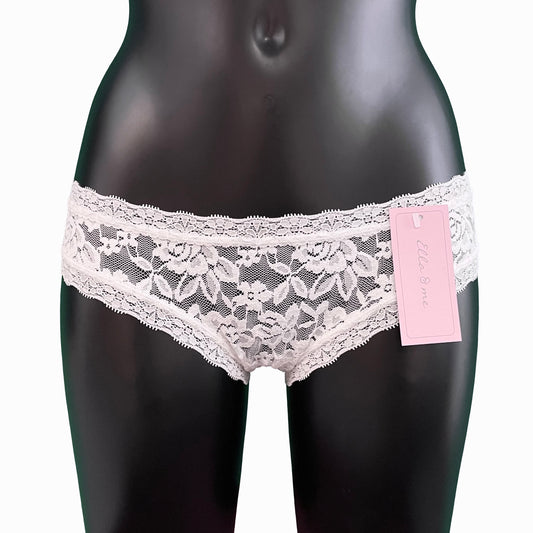 Signature Lace Cheeky Fit Knicker - White