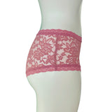 Signature Lace High Rise Knicker - Vintage Rose