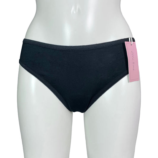 Ella Bodi - The Leak Proof Bamboo Bikini Barrier Knicker - Black