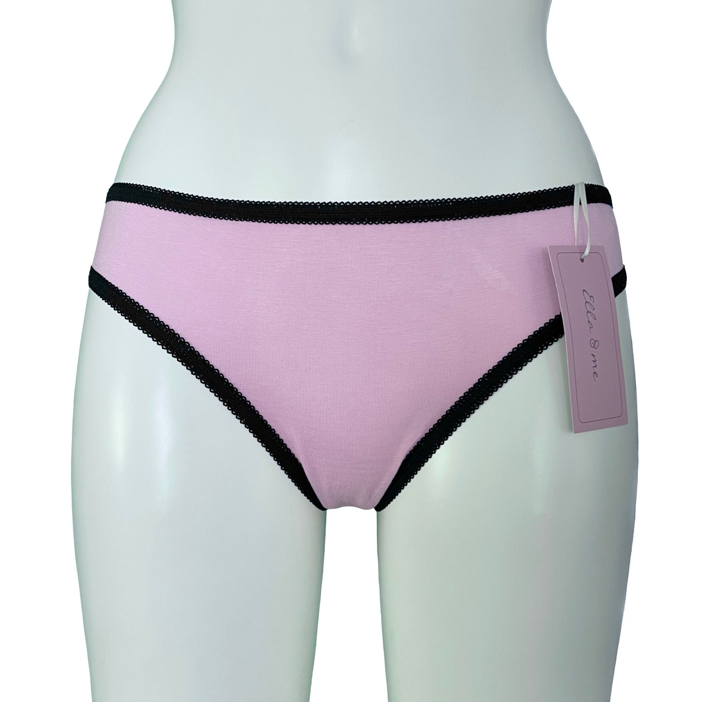 Soft Bamboo Jersey Bikini Knicker - Pink