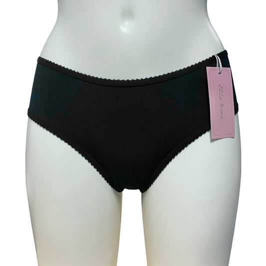 Soft Bamboo Jersey Classic Fit Knicker - Black