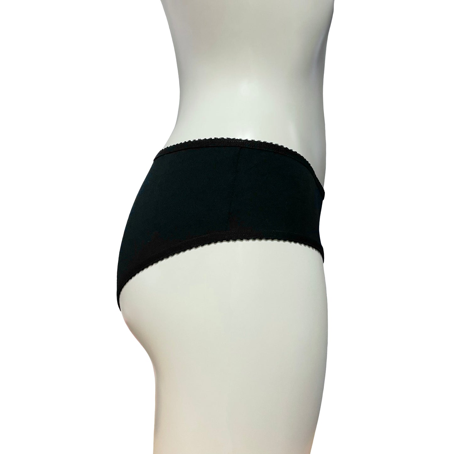 Soft Bamboo Jersey Classic Fit Knicker - Black