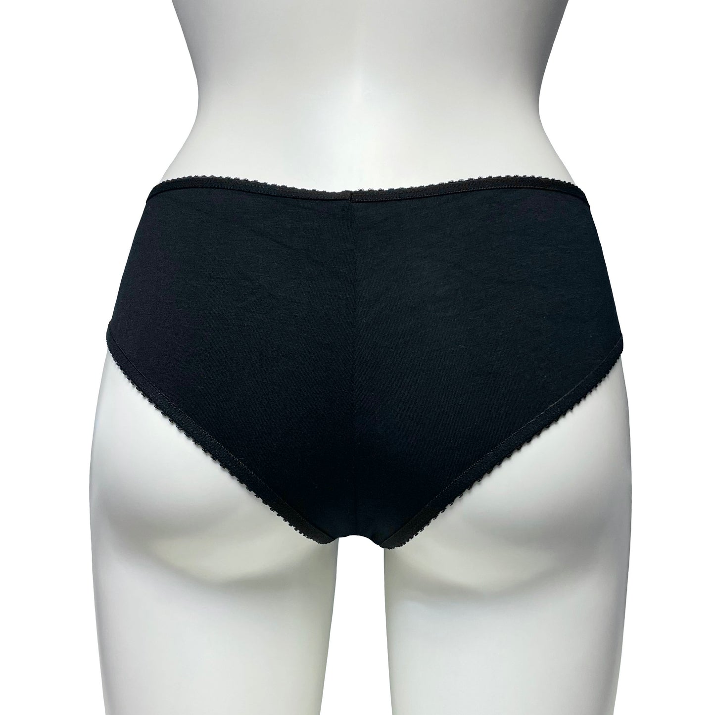 Soft Bamboo Jersey Classic Fit Knicker - Black