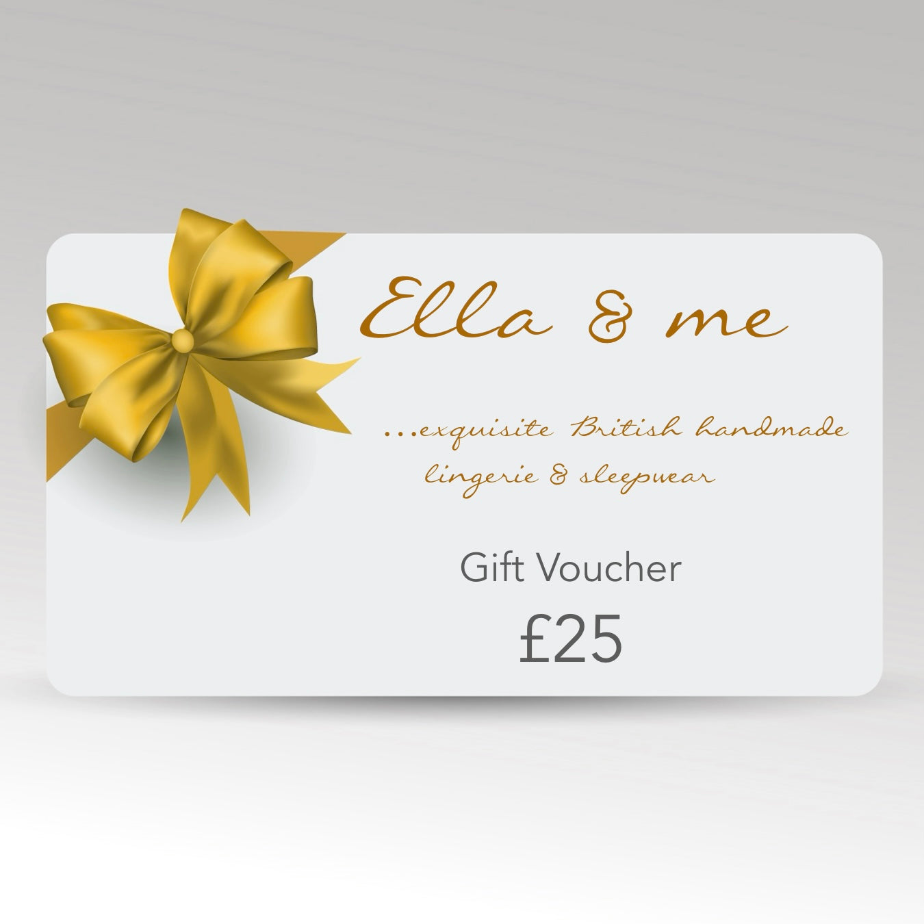 E-Gift Voucher - £25