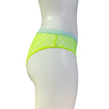 Daisy Stretch Mesh Bikini Knicker - Neon 4 Pack