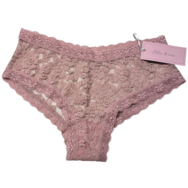 Signature Lace Classic Fit Knicker - Vintage Rose