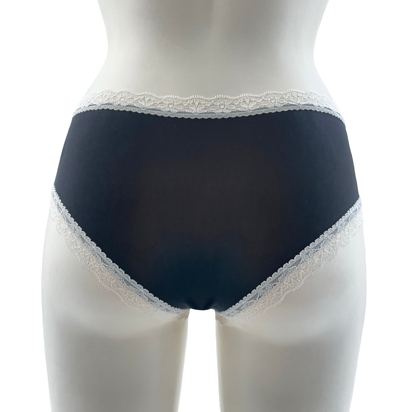 Soft Touch Classic Fit Knicker - Black & Ivory