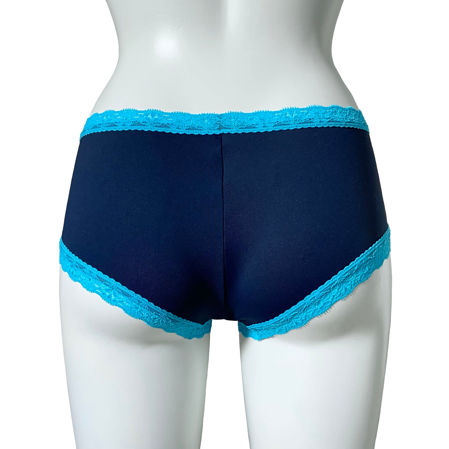 Meryl® Performance Boy Short - Navy & Turquoise