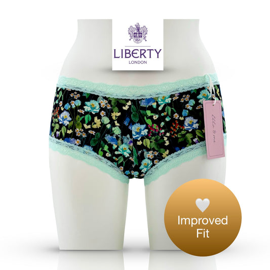 Soft Bamboo Jersey Boy Short - Liberty Print Enchanted Bloom