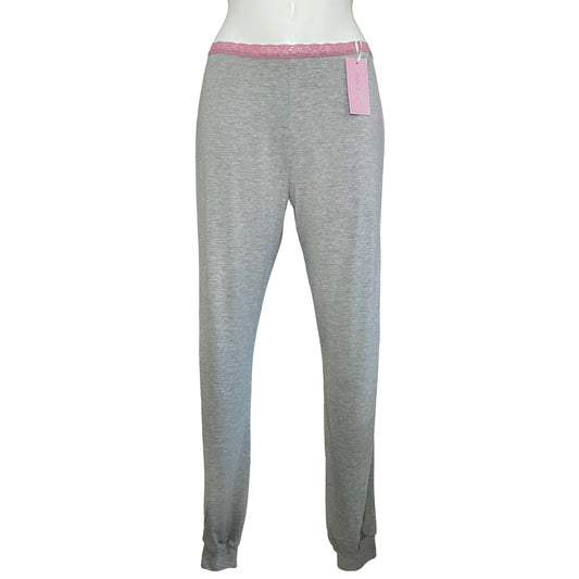 Bamboo Jersey Long Pyjama Jogger Pant (Light Marl Grey)