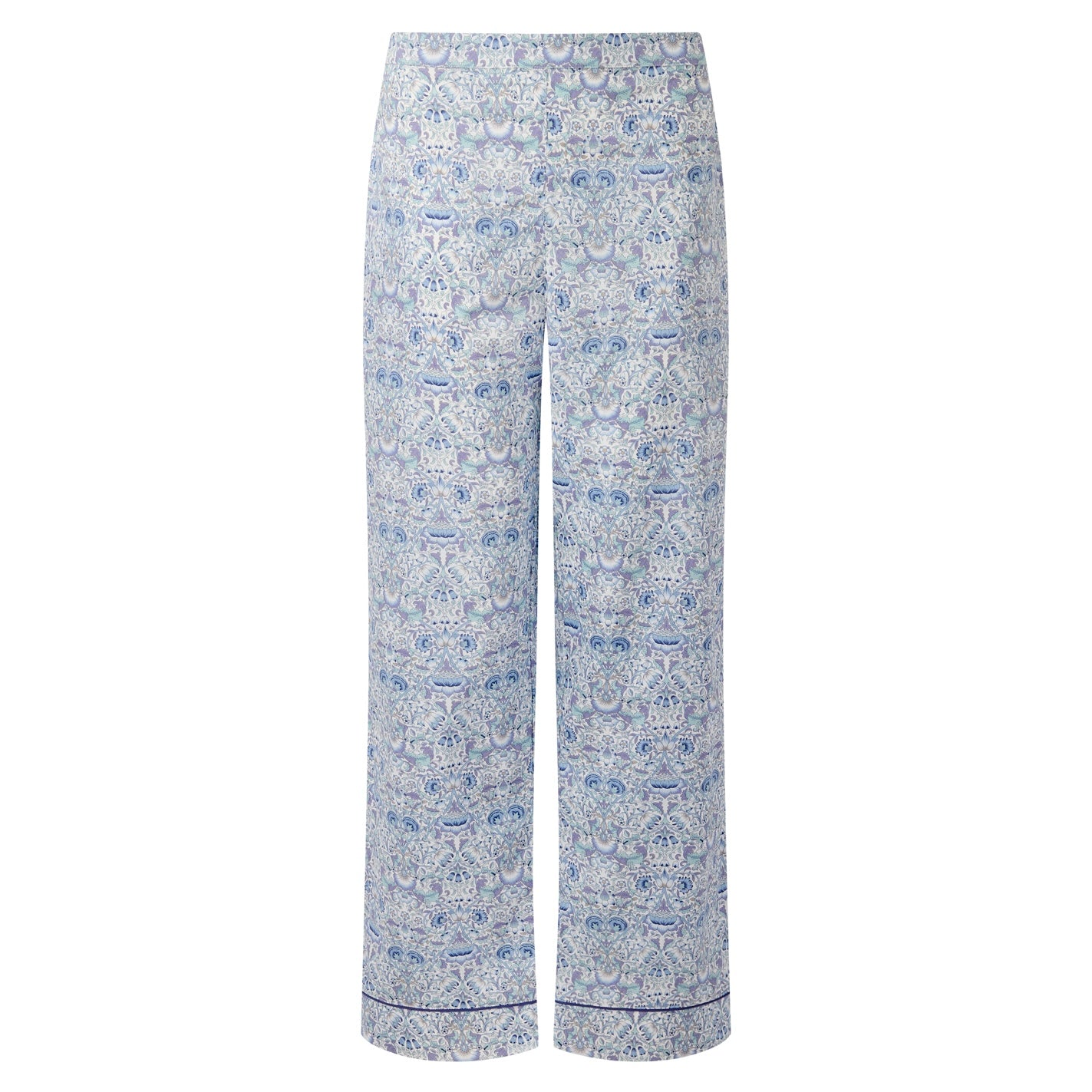 Liberty Print Classic Pyjama In Organic Cotton Lawn - Lodden (Blue)