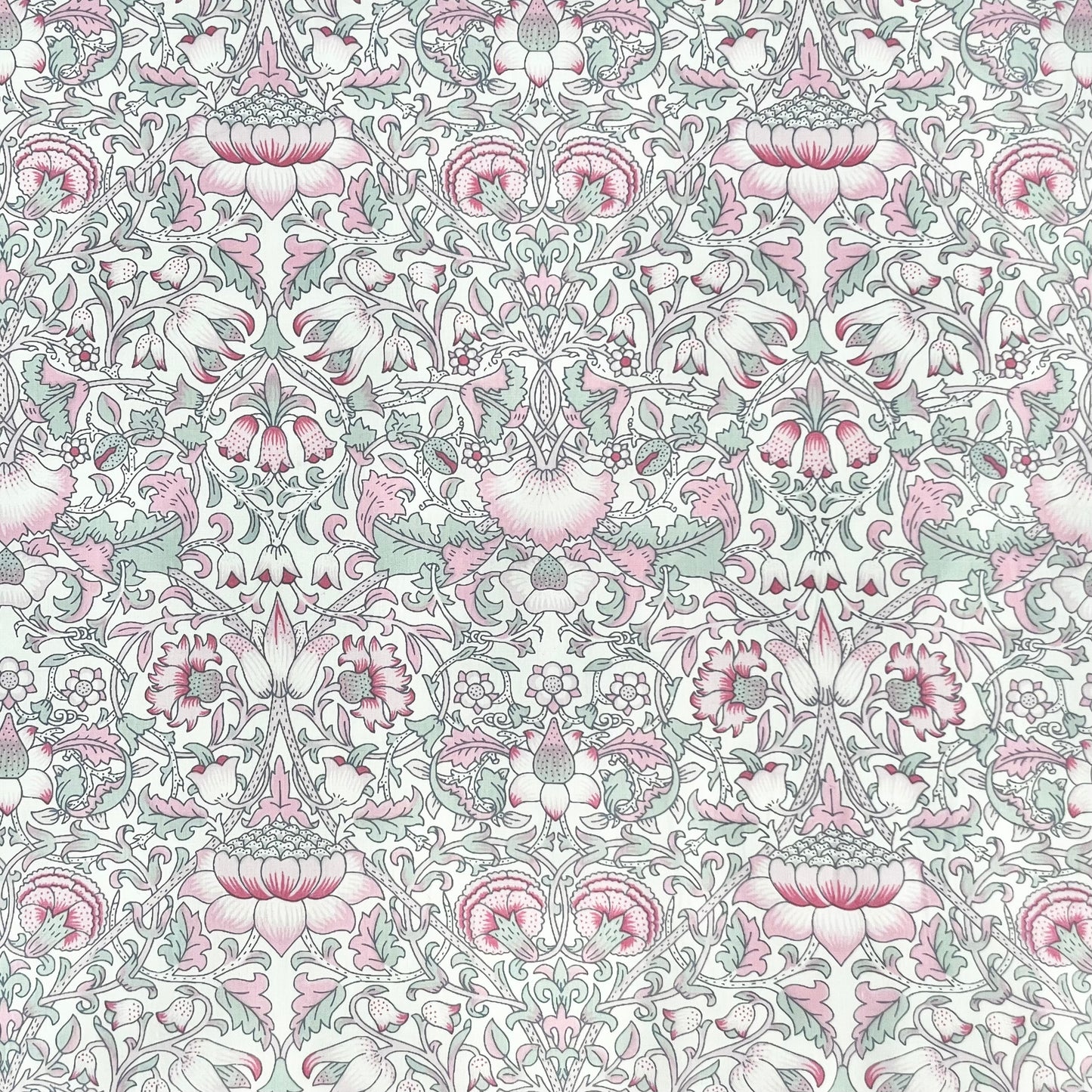 Liberty Print Soft Organic Cotton Lawn Ruffle Knicker - Lodden (Pink)