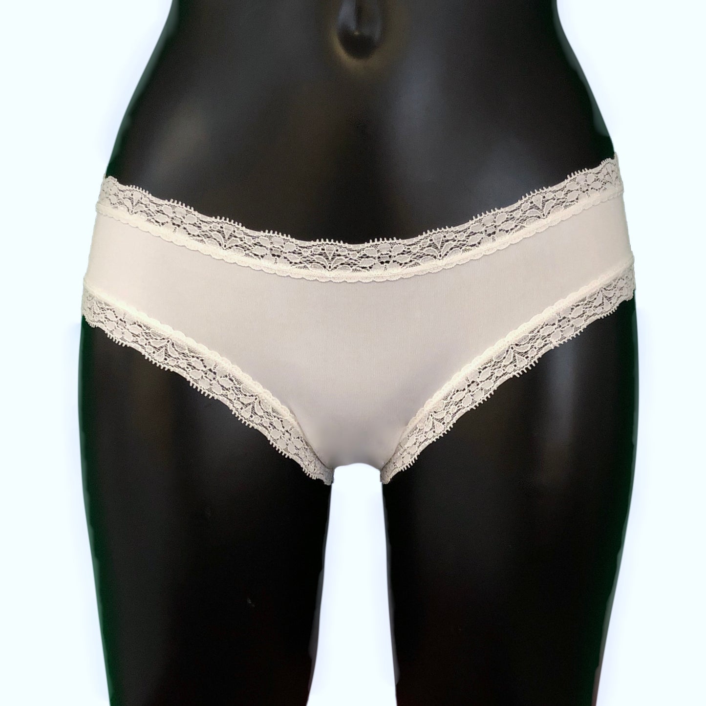 Soft Touch Cheeky Fit Brief - Ivory & Ivory