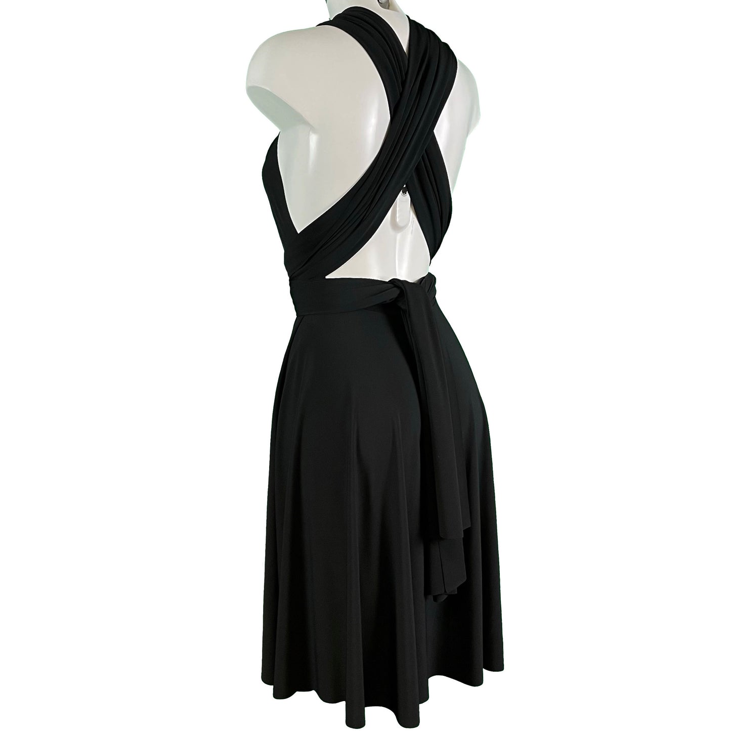 Soft Touch Infinity Dress - Raven Black