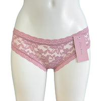 Signature Lace Cheeky Fit Knicker - Vintage Rose