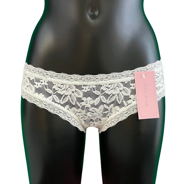Signature Lace Cheeky Fit Knicker - Ivory