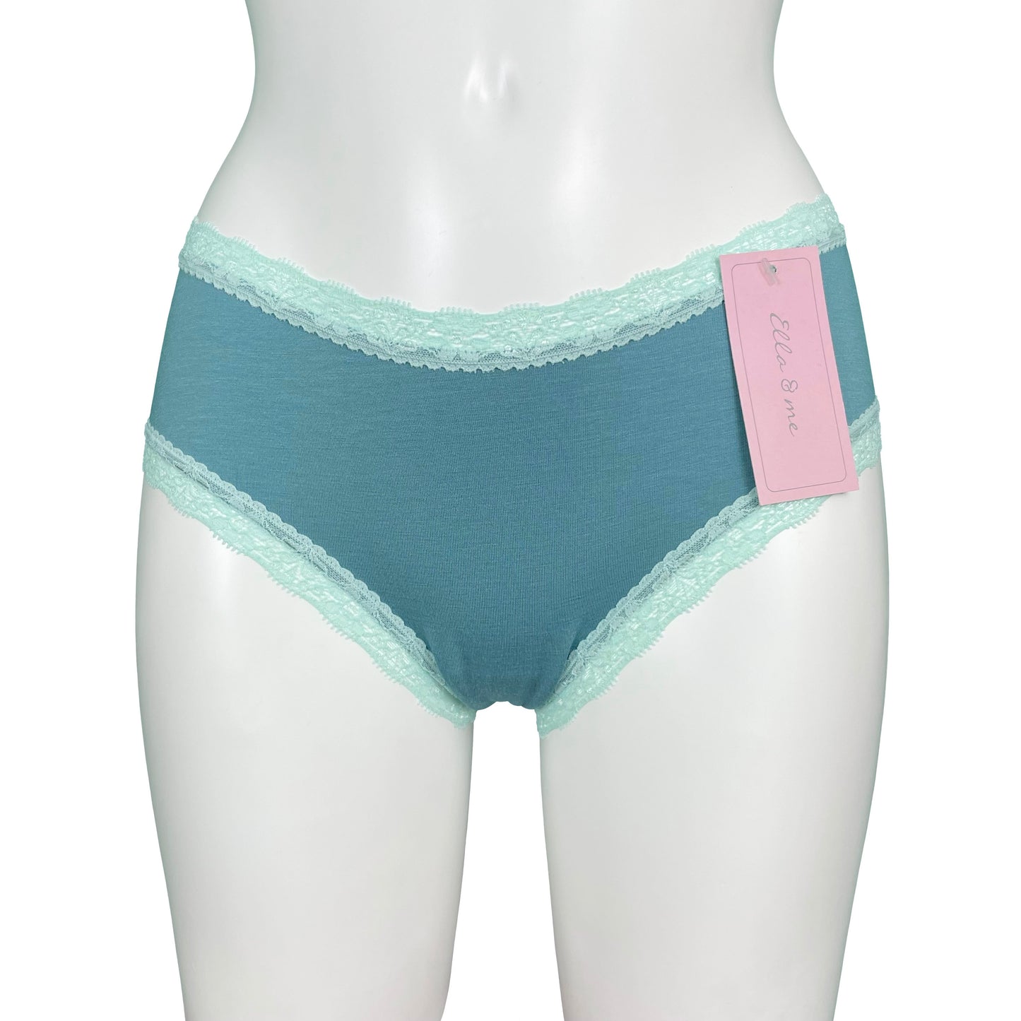 Soft Bamboo Jersey Classic Fit Knicker - Eucalyptus & Spearmint