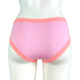 Soft Bamboo Jersey Classic Fit Knicker - Pink & Coral