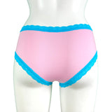 Soft Bamboo Jersey Classic Fit Knicker - Pink & Turquoise