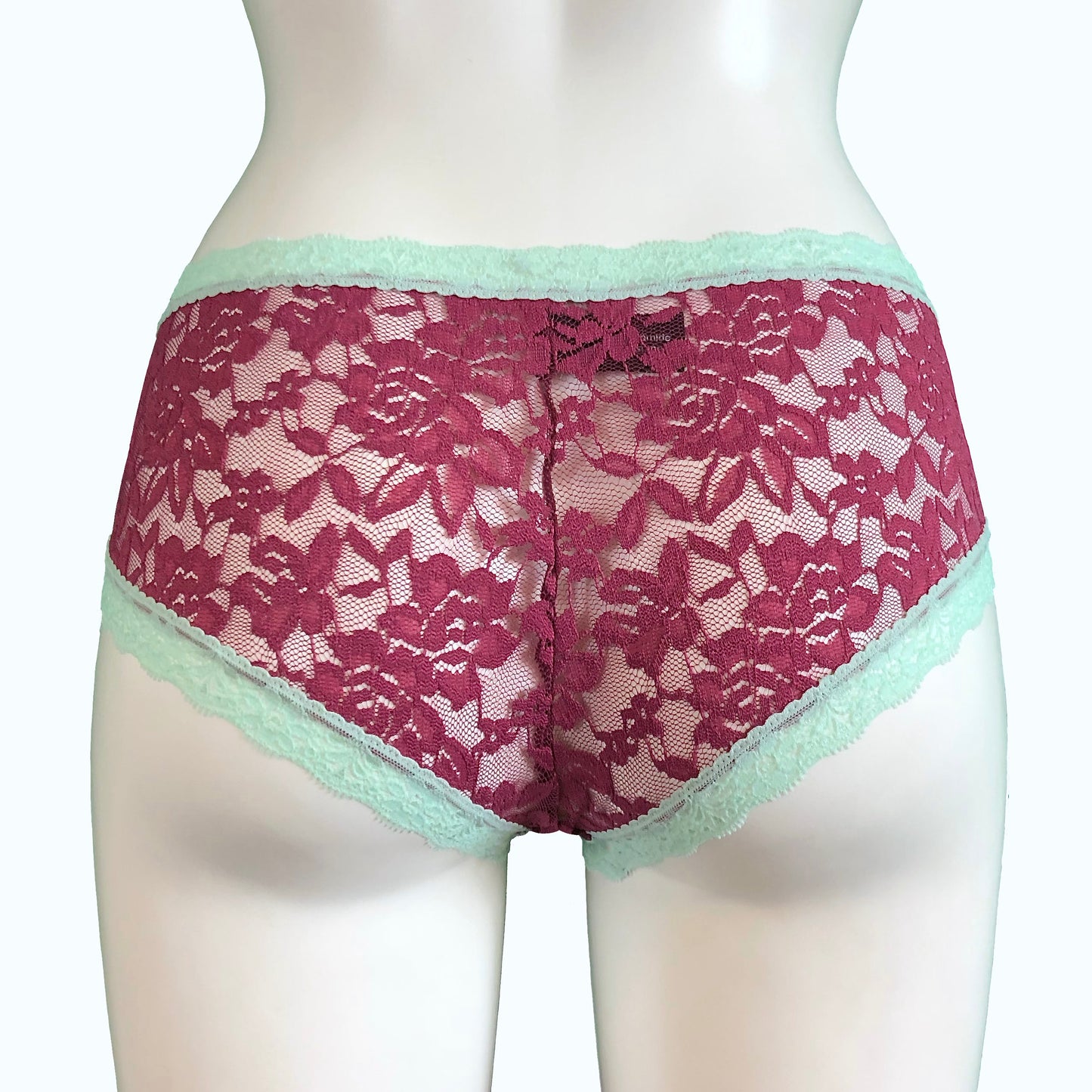 Signature Lace Classic Fit Knicker - Raspberry & Spearmint