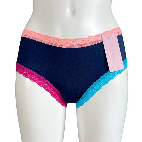 Soft Bamboo Jersey Classic Fit Knicker - Harlequin