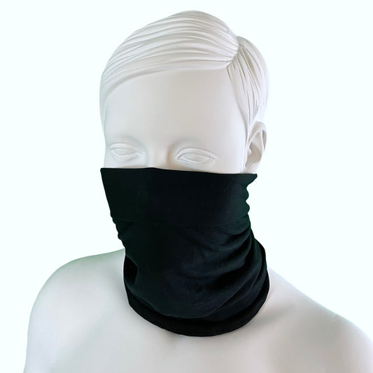 Soft & Cosy Bamboo Jersey Snood - Black