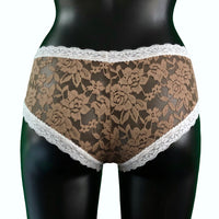 Signature Lace Classic Fit Knicker - Gold Dust & Ivory