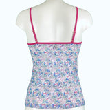 Printed Signature Lace Strappy Cami Top - Wildflowers