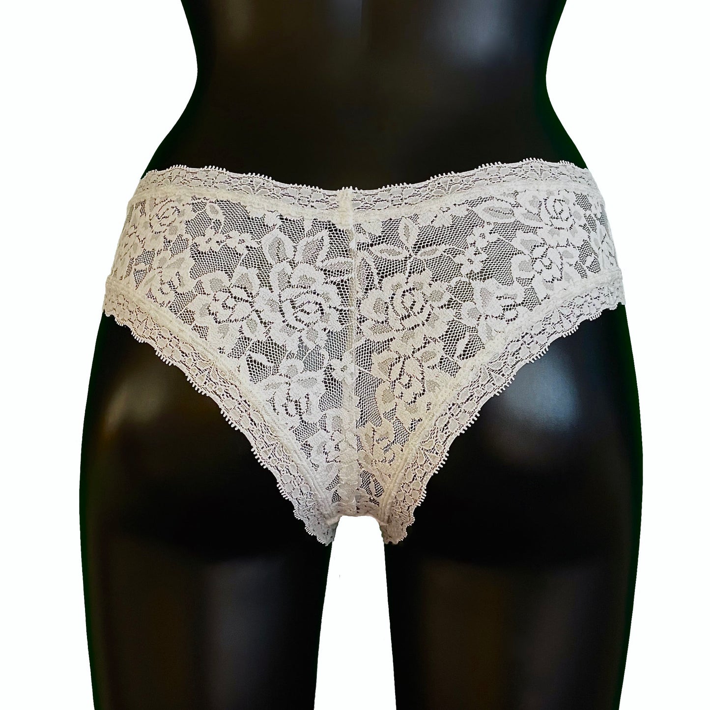 Signature Lace Brazilian Fit Knicker - Ivory