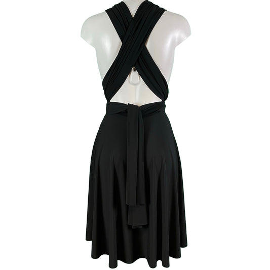 Soft Touch Infinity Dress - Raven Black