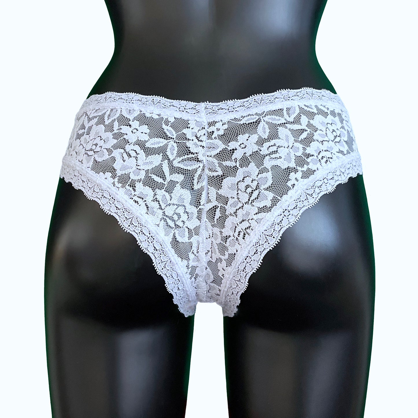 Signature Lace Brazilian Fit Knicker - White