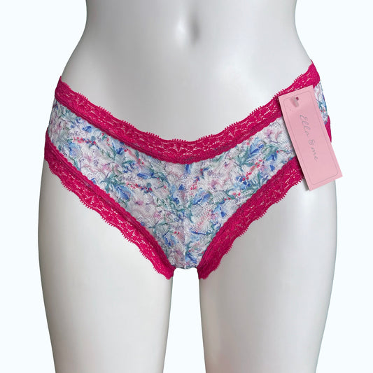 Signature Lace Brazilian Fit Knicker - Wildflowers