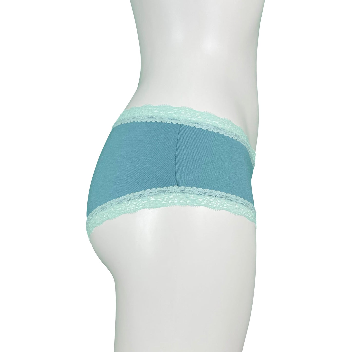 Soft Bamboo Jersey Classic Fit Knicker - Eucalyptus & Spearmint