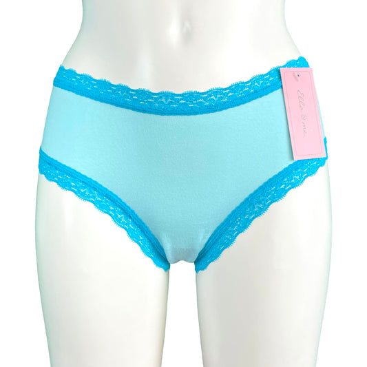 Soft Bamboo Jersey Classic Fit Knicker - Aqua & Turquoise