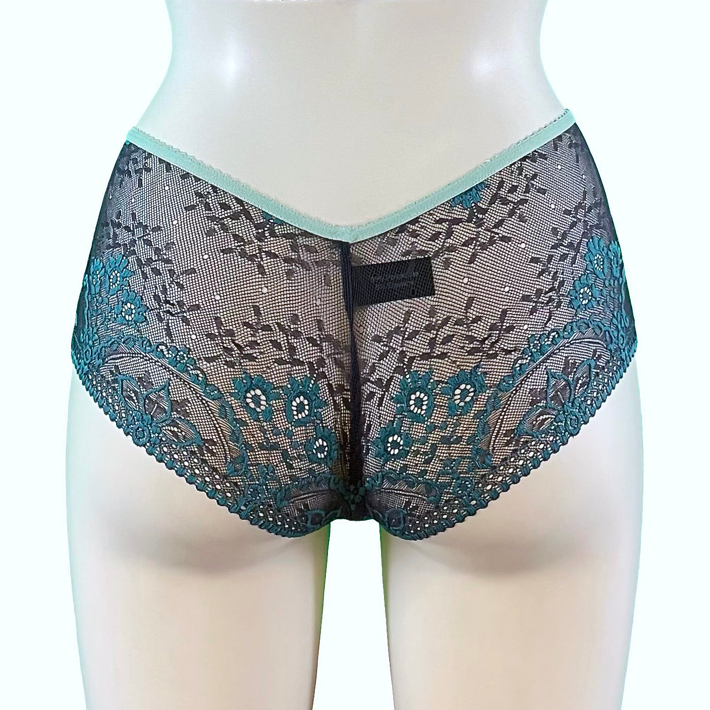 Jacquard Lace Classic Fit Knicker - Dragon Eye