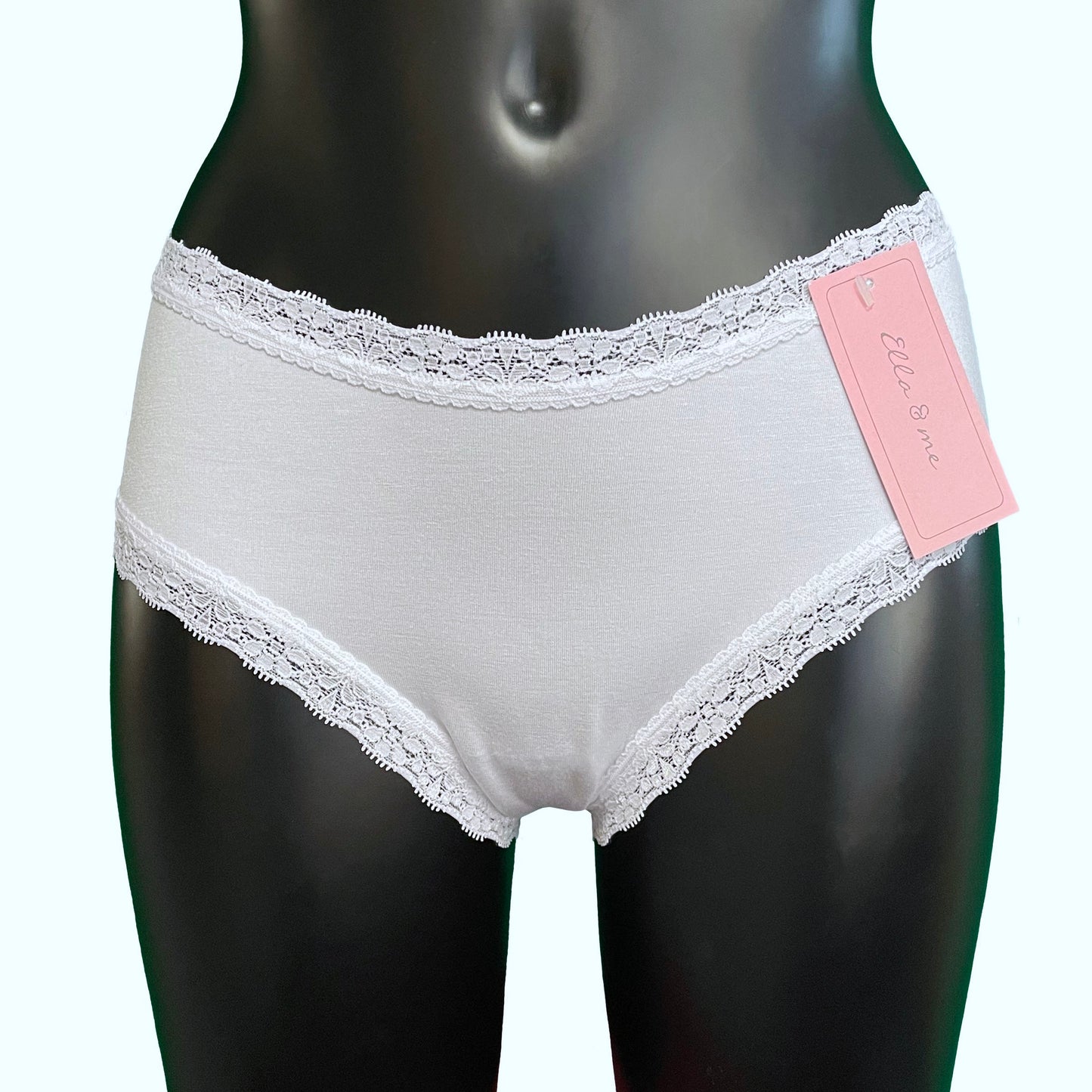 Soft Bamboo Jersey Classic Fit Knicker - White