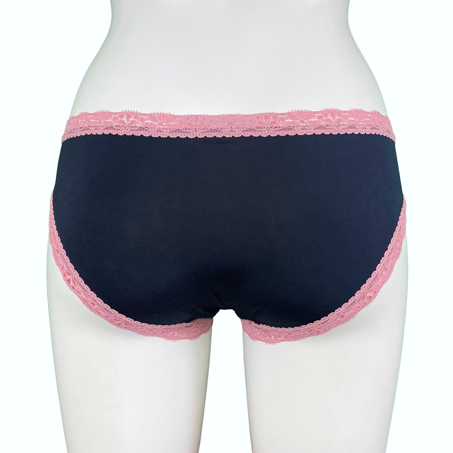 Soft Touch Cheeky Fit Brief - Navy & Vintage Rose